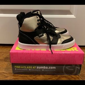 Zumba Street Glam Sneakers black/gold